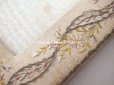 画像11: ＊蚤の市＊アンティーク リボン刺繍のフォトフレーム 　リボン＆花のガーランド