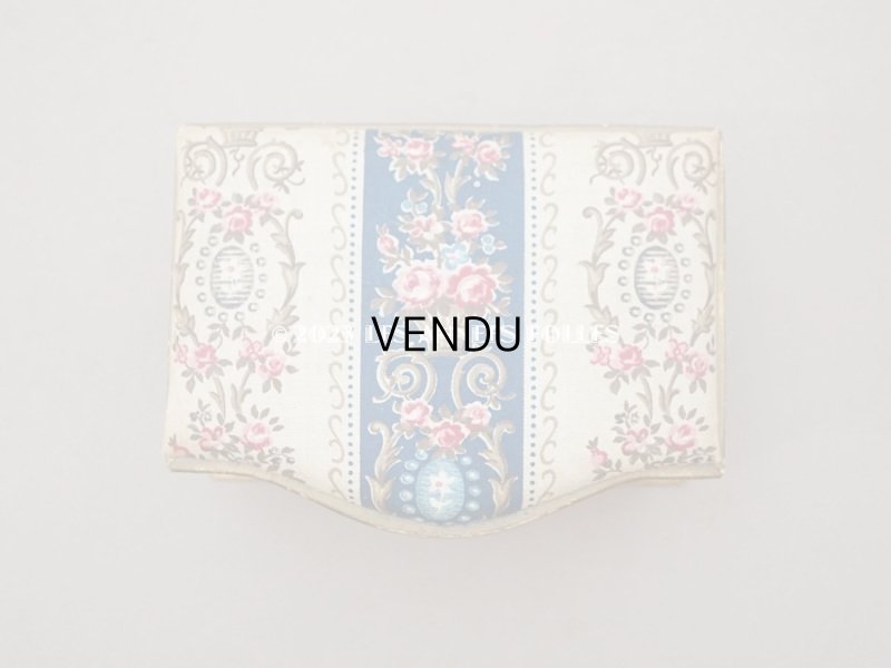 画像3: アンティーク 薔薇の花かご＆メダイヨン お菓子箱 カルトナージュ ボックス 