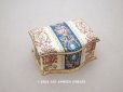 画像1: アンティーク 薔薇の花かご＆メダイヨン お菓子箱 カルトナージュ ボックス  (1)