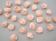 画像2: アンティーク ＊蚤の市セット＊ シルクシフォンの大きな薔薇のモチーフ 28ピースのセット (2)