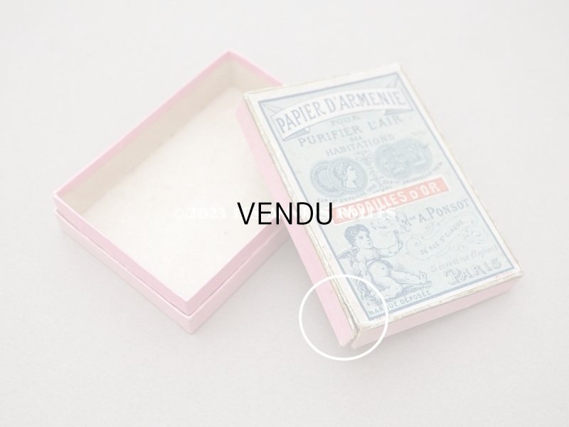 画像3: 1890年代 アンティーク 箱付き パピエダルメニイ 天使の香り紙 PAPIER D'ARMENIE-A.PONSOT-