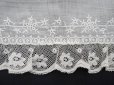画像3: 19世紀 アンティーク  結婚式のハンカチ モノグラム刺繍入り　ホワイトワーク＆手編みのヴァランシエンヌレース