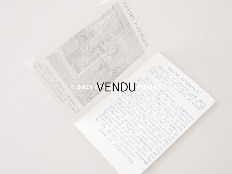 画像7: 1890年代 アンティーク 箱付き パピエダルメニイ 天使の香り紙 PAPIER D'ARMENIE-A.PONSOT-