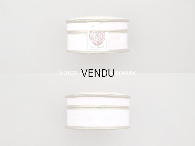 画像4: アンティーク 携帯用 パウダーボックス パフ付 LA DORINE DE POCHE POUDRE DE RIZ COMPACTE - DORIN PARIS -