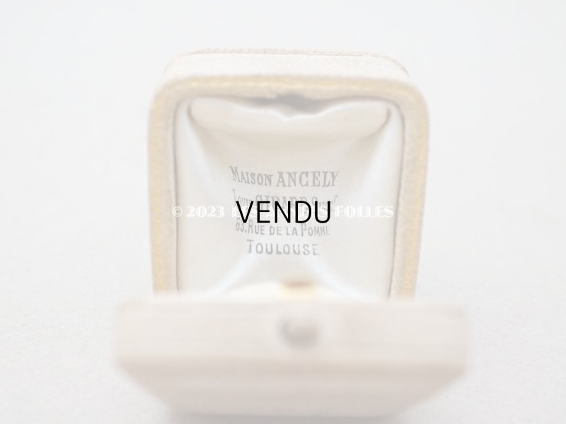 画像5: アンティーク イニシャル入り ジュエリーボックス ベージュ リングボックス