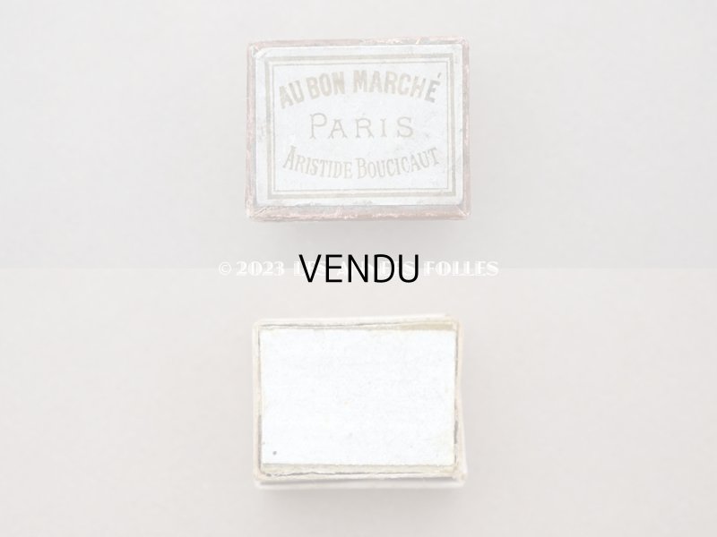 画像3: アンティーク ボンマルシェ　シルバー製シンブル イニシャル入り&星柄 指ぬき  - AU BON MARCHE -