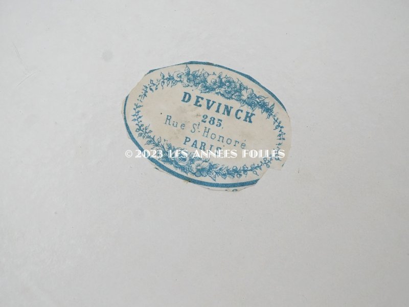 画像5: 1850年頃 アンティーク チョコレートボックス - DEVINCK PARIS -