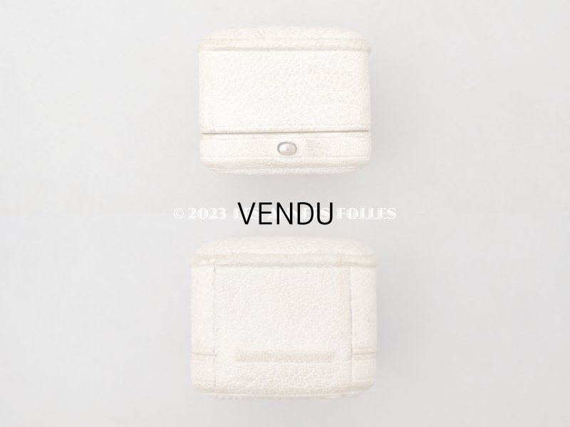 画像7: アンティーク イニシャル入り ジュエリーボックス ベージュ リングボックス