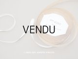 未使用　アンティーク 細幅　グログランリボン ホワイト PON 4060 N.1 1/4 COL 58 RAYONNE