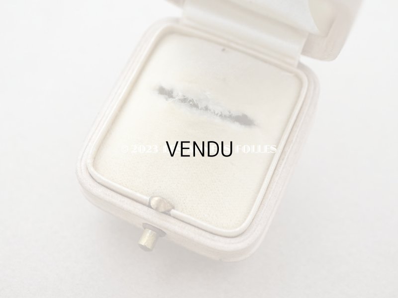 画像3: アンティーク ジュエリーボックス ベージュ リングボックス