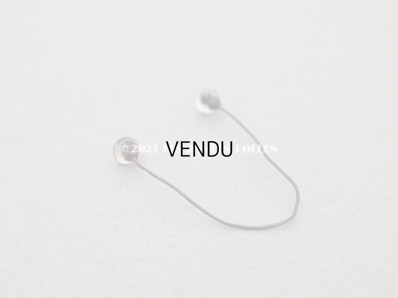 画像2: アンティーク テディベアのグラスアイ 5mm 黒×ダークブラウン