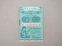 1890年代 アンティーク パピエダルメニイ 天使の香り紙 PAPIER D'ARMENIE-A.PONSOT-