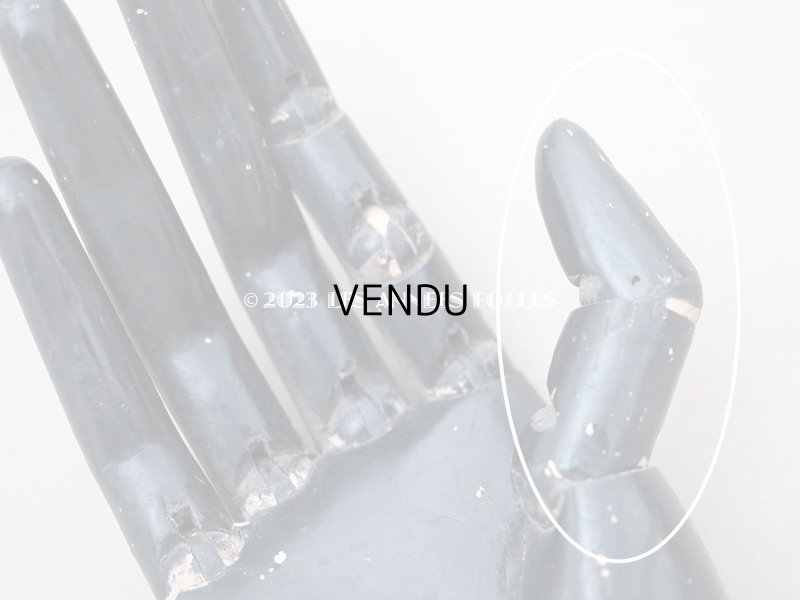 画像10: アンティーク 木製 ジュエリースタンド ハンドモチーフ リングスタンド