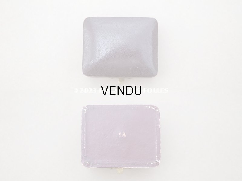 画像6: 19世紀末 アンティーク 本革製 ジュエリーボックス ピアス用 ボルドー 