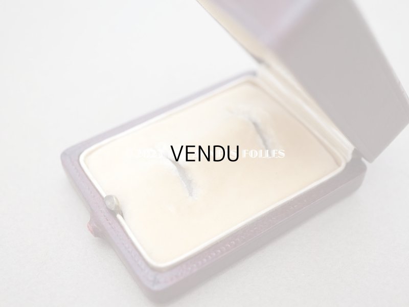 画像5: アンティーク 結婚指輪用 ジュエリーボックス マリッジリング用 本革製 ボルドー