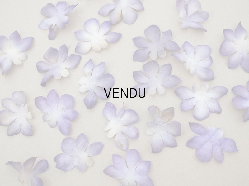 画像2: ＊蚤の市セット＊ アンティーク 菫の花びら 100ピースのセット　