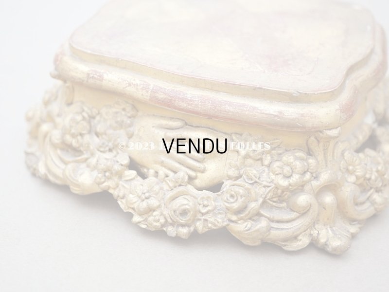 画像6: 19世紀末 アンティーク マリアージュの台座 ハンドモチーフ 結婚式