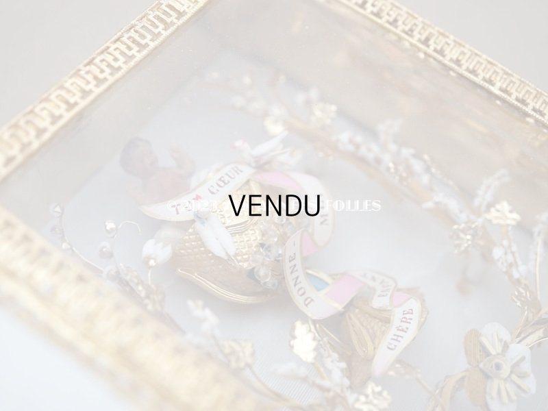 画像10: 19世紀 アンティーク ルリケール 幼いキリスト＆聖遺物入り聖書型ボックス 聖人の遺品　