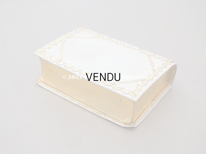 画像7: 19世紀 アンティーク ルリケール 幼いキリスト＆聖遺物入り聖書型ボックス 聖人の遺品　