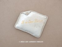 19世紀末 アンティーク  シルク製 サシェ 香り袋　小さなクッション パウダーブルー　- A LA COUR BATAVE -