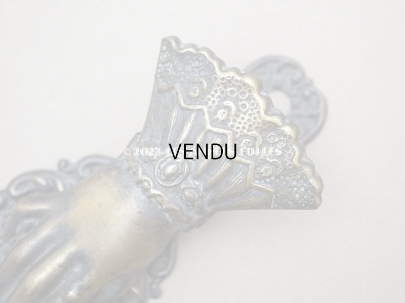 画像4: アンティーク ハンドモチーフのクリップ 