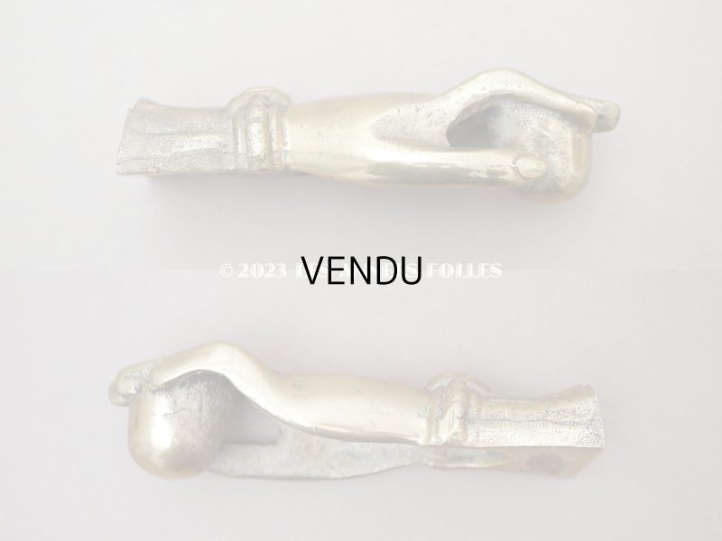 画像7: アンティーク ハンドモチーフのペーパーウェイト ブロンズ製