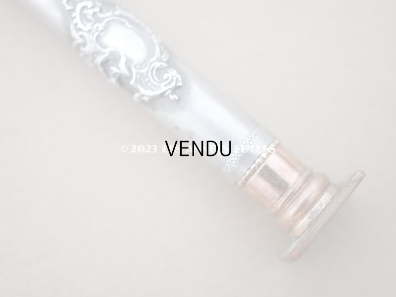 画像4: 1900年頃 アンティーク 小さなシーリングスタンプ ロカイユ装飾