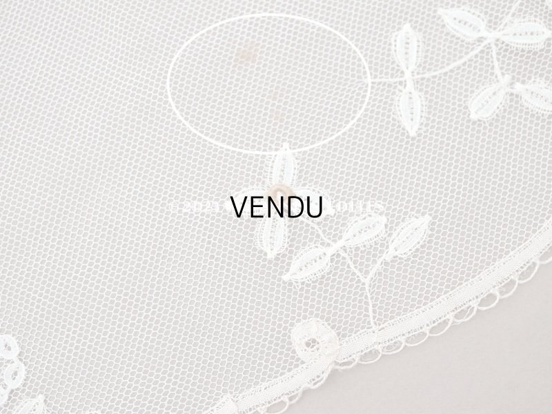 画像6: 1930年代 アンティーク 幅広 プリンセスレース　エクリュ　1m 幅16cm