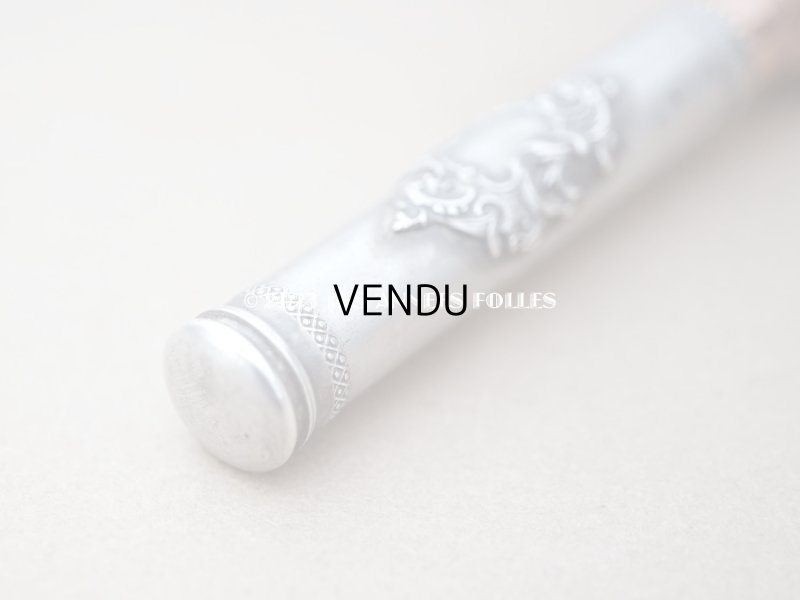 画像5: 1900年頃 アンティーク 小さなシーリングスタンプ ロカイユ装飾