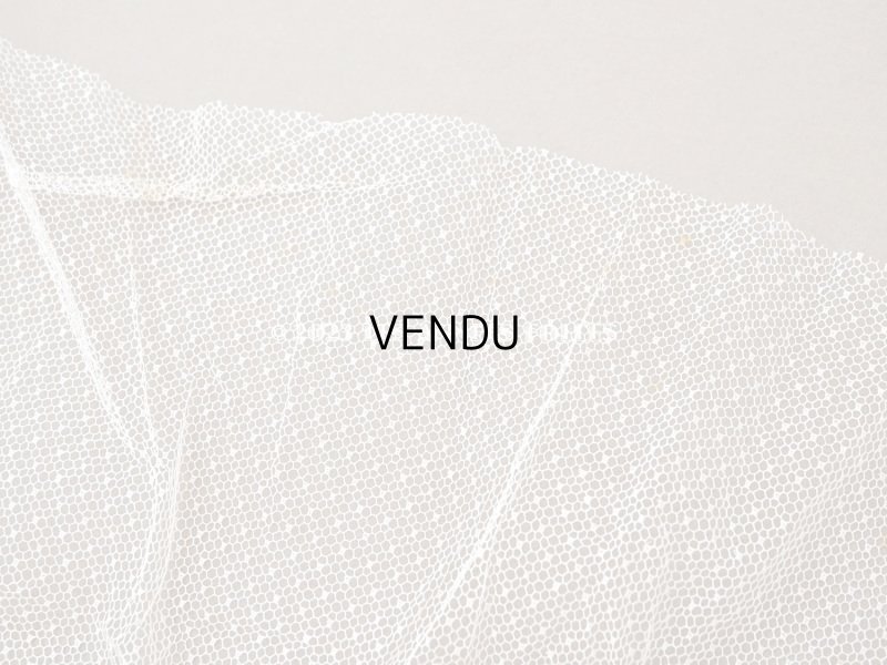 画像7:  アンティーク チュールレースのファブリック　ドット柄 100×170cm