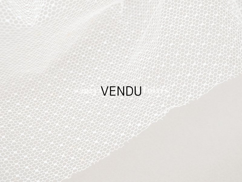 画像4:  アンティーク チュールレースのファブリック　ドット柄 100×170cm