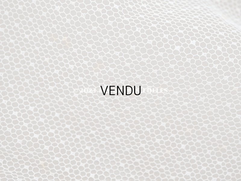 画像3:  アンティーク チュールレースのファブリック　ドット柄 100×170cm