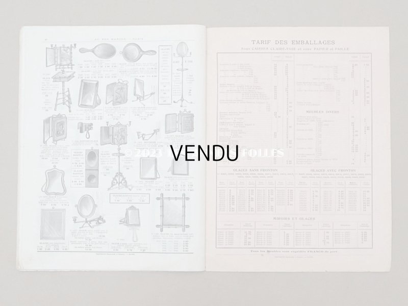 画像13: 1905年 アンティーク ボンマルシェのカタログ　椅子＆高級家具　SIEGES ARTISTIQUES EBENISTERIE - AU BON MARCHE -