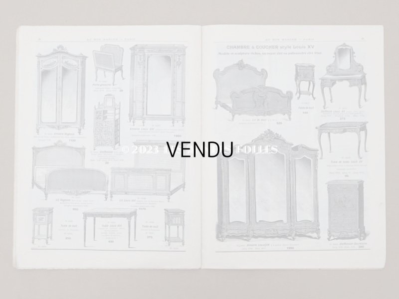 画像10: 1905年 アンティーク ボンマルシェのカタログ　椅子＆高級家具　SIEGES ARTISTIQUES EBENISTERIE - AU BON MARCHE -