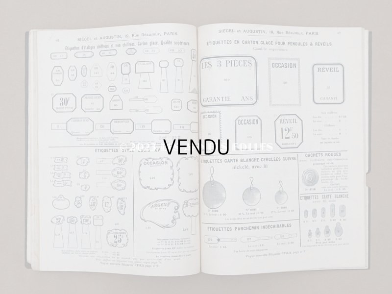 画像14: 1910年 アンティーク ジュエラー用 什器のカタログ - SIEGEL & AUGUSTIN -
