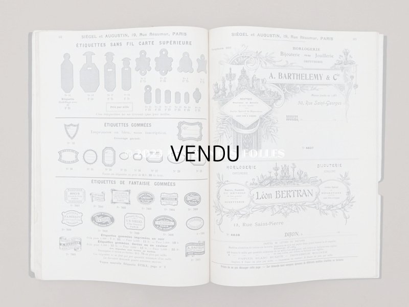 画像15: 1910年 アンティーク ジュエラー用 什器のカタログ - SIEGEL & AUGUSTIN -