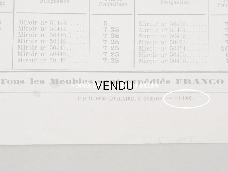 画像14: 1905年 アンティーク ボンマルシェのカタログ　椅子＆高級家具　SIEGES ARTISTIQUES EBENISTERIE - AU BON MARCHE -