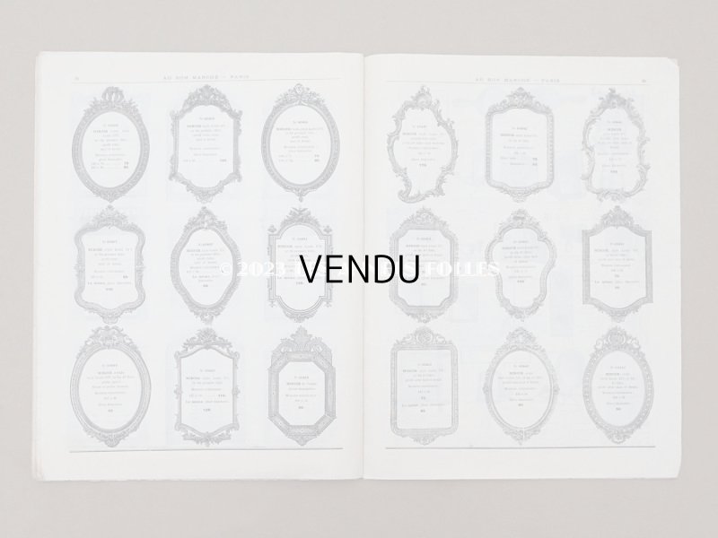 画像12: 1905年 アンティーク ボンマルシェのカタログ　椅子＆高級家具　SIEGES ARTISTIQUES EBENISTERIE - AU BON MARCHE -