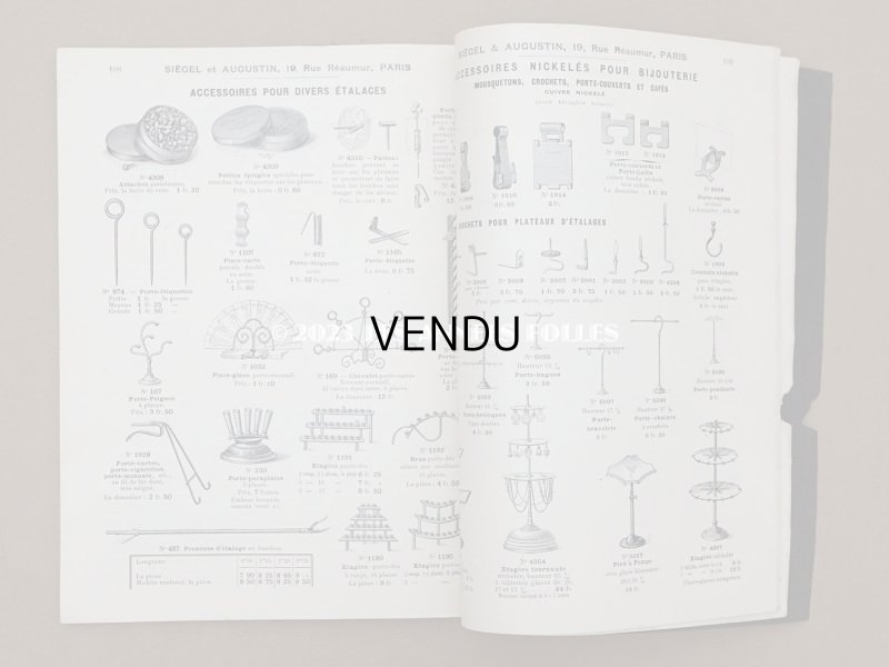 画像17: 1910年 アンティーク ジュエラー用 什器のカタログ - SIEGEL & AUGUSTIN -
