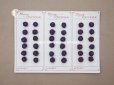 画像8: アンティーク  極小 シルク製 くるみボタン 紫 7〜9mm  36ピース