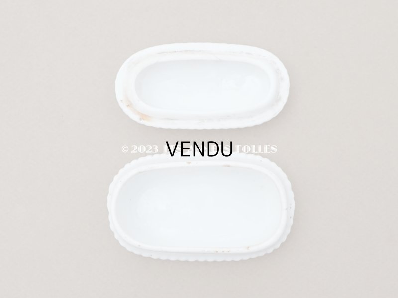 画像5:  アンティーク GELLE FRERES 歯磨き粉ケース パールリム　セラミック製 - GELLE FRERES PARIS -