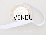 アンティーク グログランリボン ラヴェンダー 5.5m 15mm幅