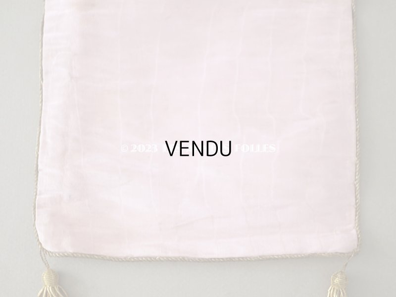 画像10: アンティーク ショコラティエ BOISSIERのお菓子袋  シルク製 オモニエール ピンク- BOISSIER PARIS -