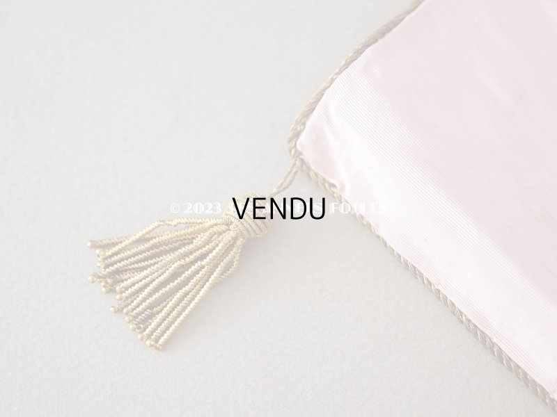 画像4: アンティーク ショコラティエ BOISSIERのお菓子袋  シルク製 オモニエール ピンク- BOISSIER PARIS -