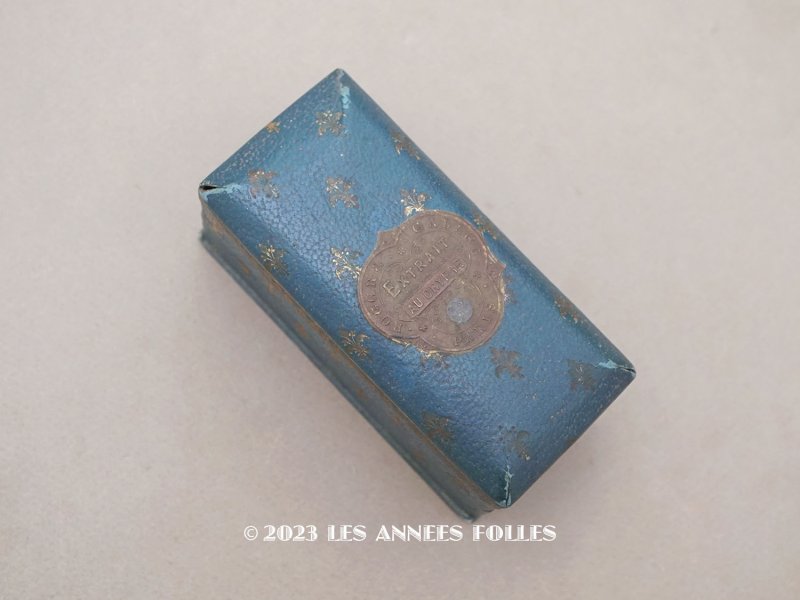 画像1: アンティーク パフュームボックス 百合の紋章 EXTRAIT AU CHYPRE - ROGER & GALLET PARIS -