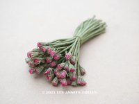 アンティーク デイジーの蕾の布花 