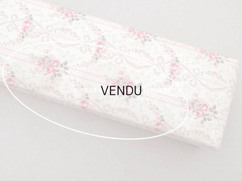 画像9: 1900年頃 アンティーク 薔薇&リボンのガーランド カルトナージュボックス