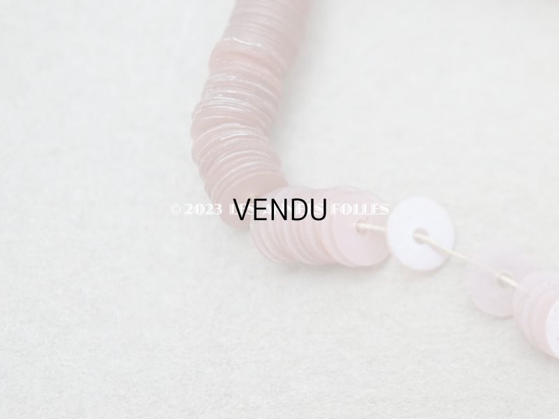 画像3: アンティーク ゼラチン製 スパンコール ピンクブラウン　4mm 