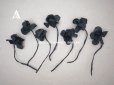 画像2: アンティーク 黒のパルマスミレの布花 (2)