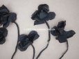 画像8: アンティーク 黒のパルマスミレの布花